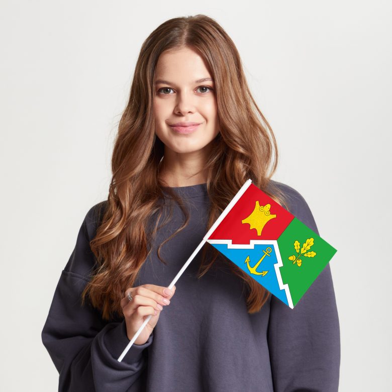 Флаг малый односторонний Южнопортовый
