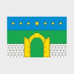 Флаг стандартный двусторонний с подкладкой Южное Бутово