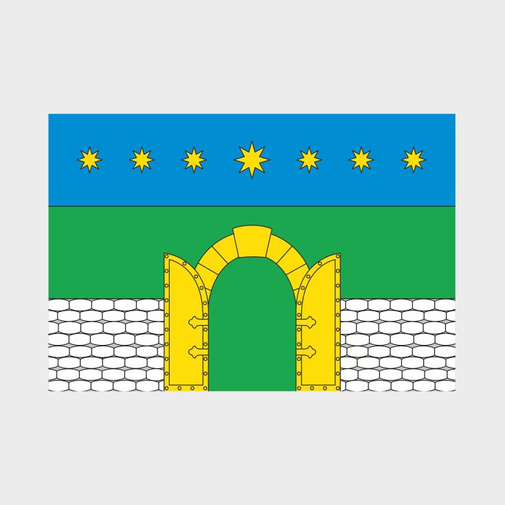 Флаг стандартный двусторонний Южное Бутово