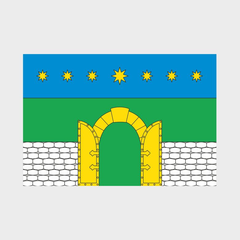 Флаг стандартный двусторонний Южное Бутово