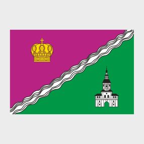 Флаг стандартный двусторонний Южного административного округа