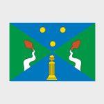 Флаг малый двусторонний Юго-Западного административного округа