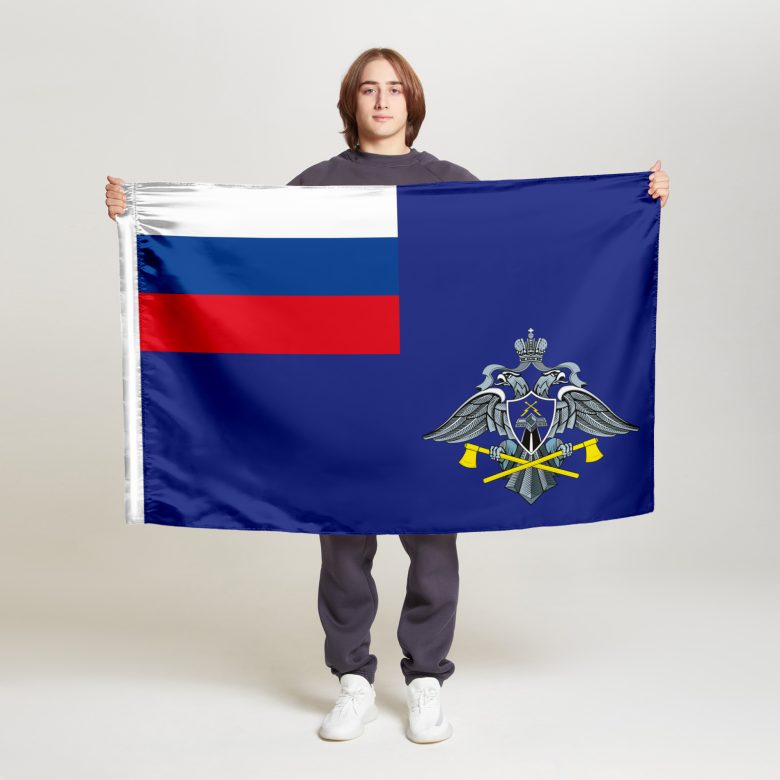 Флаг стандартный односторонний Федеральное агентство специального строительства