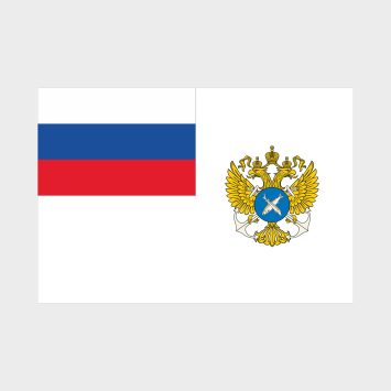 Флаг малый односторонний Федеральное агентство по рыболовству