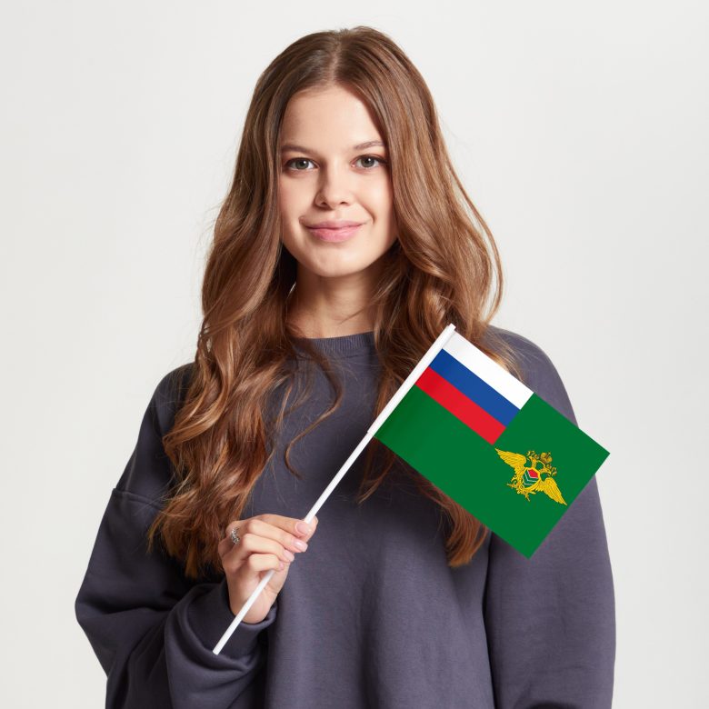 Флаг малый двусторонний, Блэкаут Федеральное агентство по обустройству государственной границы РФ