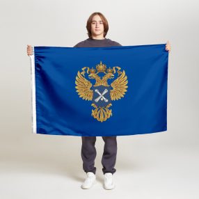 Флаг стандартный односторонний прямая печать Счётная палата РФ