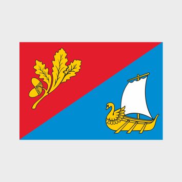 Флаг стандартный односторонний прямая печать Старого Крюкова
