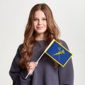 Флаг малый двусторонний Строгина