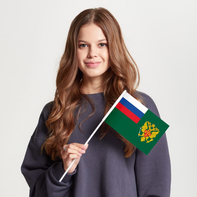Флаг малый односторонний Судебный департамент при Верховном суде РФ