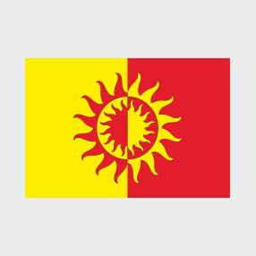 Флаг малый двусторонний Солнцево