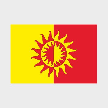 Флаг стандартный односторонний прямая печать Солнцево