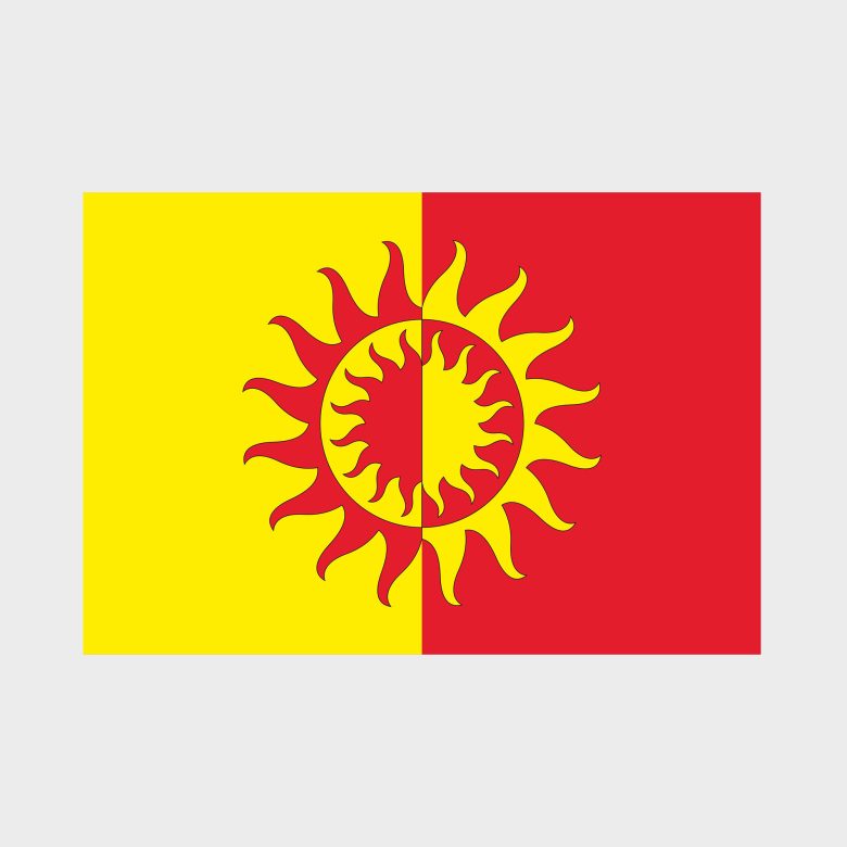 Флаг малый двусторонний Солнцево