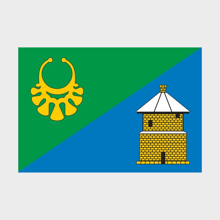 Флаг стандартный двусторонний, Блэкаут Силина