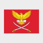 Флаг среднего размера односторонний, Блэкаут Сокол