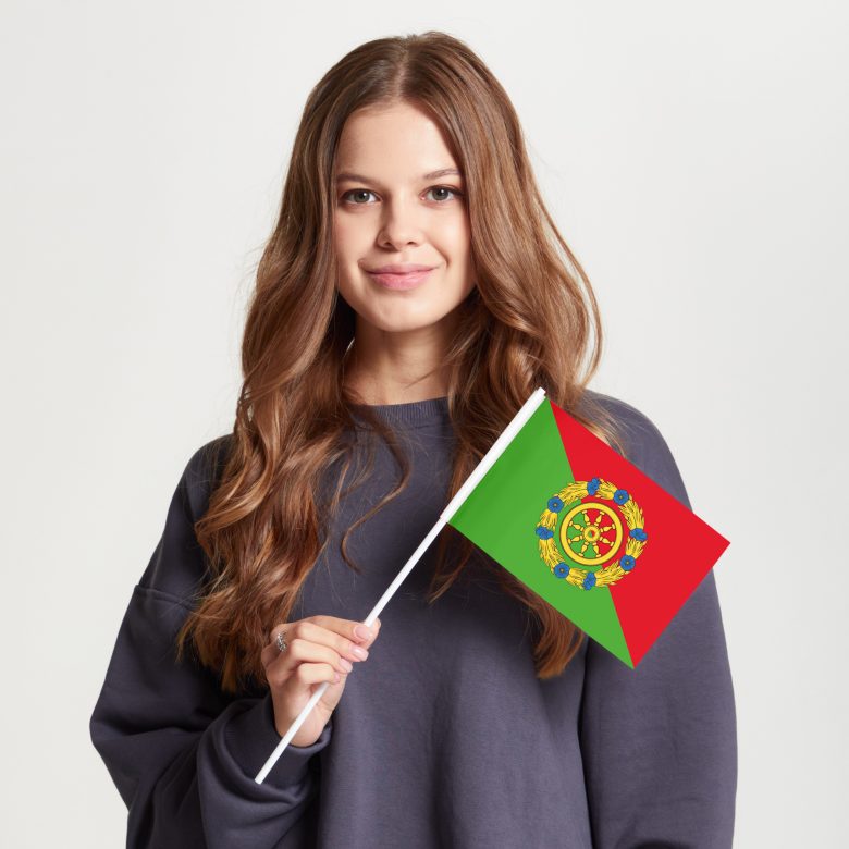 Флаг малый двусторонний Северное Измайлово