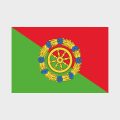 Флаг малый двусторонний Северное Измайлово
