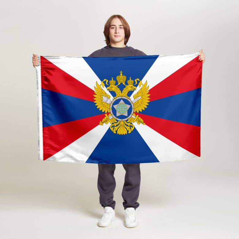 Флаг стандартный односторонний прямая печать СВР России