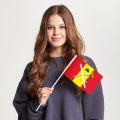 Флаг малый двусторонний Рязанский