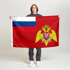 Флаг стандартный двусторонний с подкладкой Росгвардия