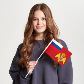 Флаг малый двусторонний, Блэкаут Росгвардия