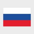 Флаг среднего размера двусторонний с подкладкой России