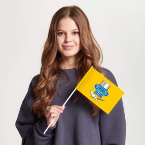Флаг малый двусторонний Арбата