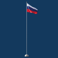 Крепление флагштока и флага к нему