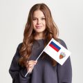 Флаг малый двусторонний Федеральная служба по техническому и экспортному контролю