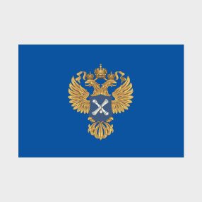 Флаг стандартный односторонний прямая печать Счётная палата РФ
