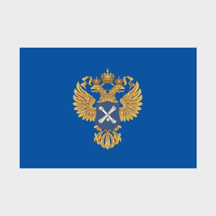 Флаг малый односторонний прямая печать Счётная палата РФ
