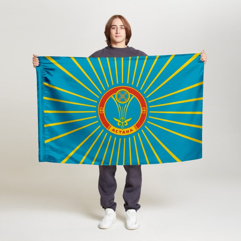 Флаг стандартный двусторонний, Блэкаут Астана