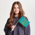 Флаг малый двусторонний, Блэкаут Астана