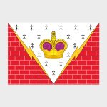 Флаг большой двусторонний Дмитровского района