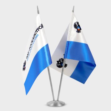 Подставка настольная металлическая с основанием, 2 штока