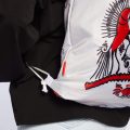 Рюкзак для сменной обуви с накладным карманом на молнии, лямки из шнура