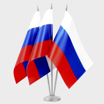 Подставка настольная металлическая с основанием, 3 штока, 40 см
