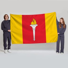 Флаг большой двусторонний Пресненского района