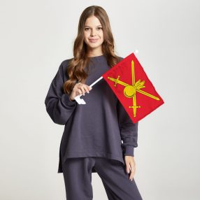 Флаг среднего размера двусторонний Сухопутных войск России