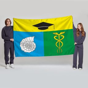 Флаг большой двусторонний Академического района