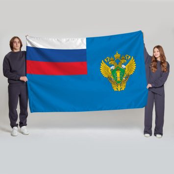 Флаг большой односторонний Федеральная служба по экологическому, технологическому и атомному надзору