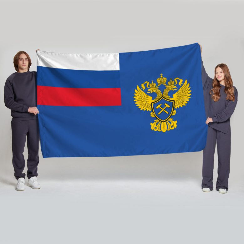 Флаг большой односторонний, Блэкаут Федеральное агентство по недропользованию