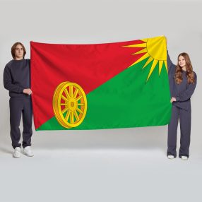 Флаг большой односторонний, Блэкаут Бирюлёво Западное