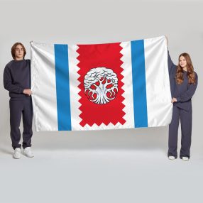 Флаг большой односторонний, Блэкаут Западного Дегунина