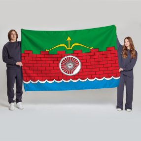 Флаг большой односторонний Люблино