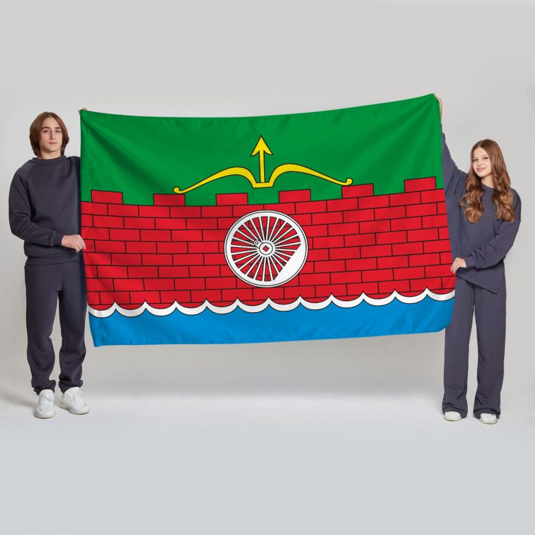 Флаг большой односторонний Люблино