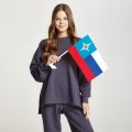 Флаг среднего размера двусторонний МЧС России