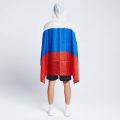 Накидка-флаг с капюшоном, на завязках