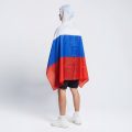 Накидка-флаг с капюшоном, на завязках