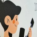 НФ-00064518_04_Мобильный напольный Баннер с металлическим основанием, складной, (73x144см). Трикотажное полотно (Прима микрофибра 135 гр.кв.м. БАЗА)
