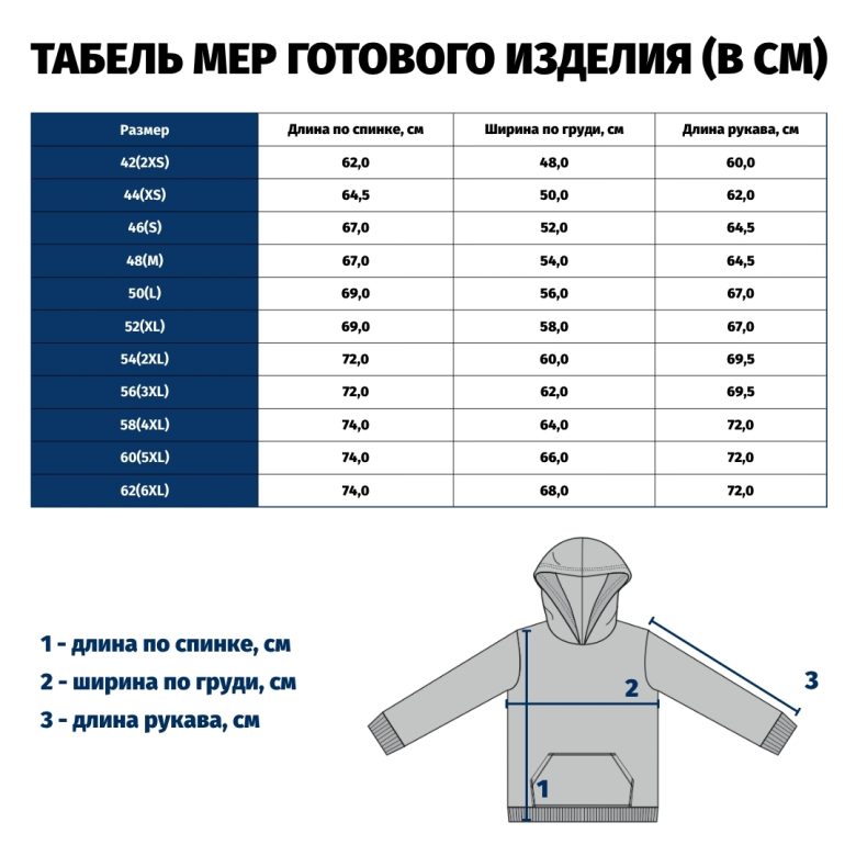 Джемпер (худи) унисекс с капюшоном, низ и манжеты из рибаны
